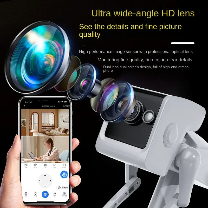 Home Security Robots - 2-мегапиксельная камера, IP-камера, беспроводная домашняя безопасность,